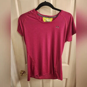 UNDER ARMOUR women's pink athletic shirt size MED